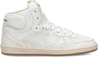 Philippe Model Pgal High - Heren - Sneakers - Wit - 43 EU - Katoen - Schoenen