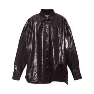 The Attico Dames, Blouses & Shirts, Rood, Maat: XS Viscose