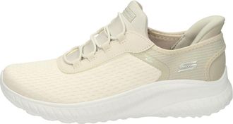 Skechers Womens Bobs Squad Chaos in Color Sneaker, Off White Mesh, 2.5 UK