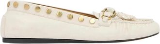 Isabel Marant Faxel Loafers - Dames - Loafers - Wit - 39 EU - Leer - Schoenen