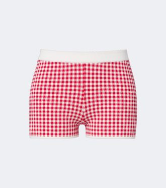 Poss&eacute; Micah gingham shorts