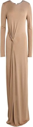 Saint Laurent Maxi Jurk - Dames - Maxi kleedjes - Beige - XS - Kleedjes
