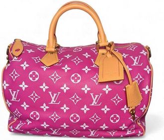 Louis Vuitton Womens Speedy P9 Bandouliere 40 - Pink Calf Leather - One Size