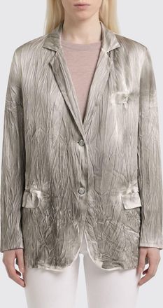 Avant Toi Blazer a monopetto in seta effetto stropicciato