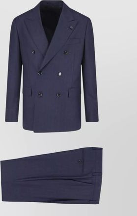 Lardini cashmere virgin wool double breasted coat