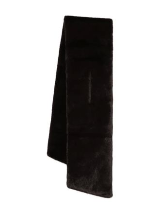 Vanessa Bruno faux fur scarf - Brown