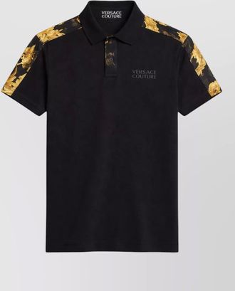 Versace Jeans Couture polo shirt short sleeves printed design