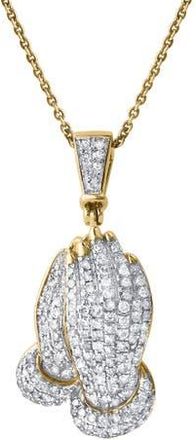 LuvMyJewelry Amoria 10K Gold Diamond Pendant - 6.25 CT in 10K Yellow Gold at Nordstrom