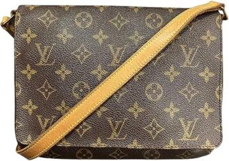 Louis Vuitton Pre-owned Cross Body Bags, female, Brown, Size: ONE SIZE Pre-owned Musette Tango Monogram Shoulder Bag