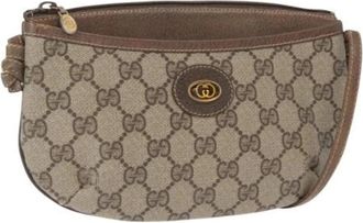 Gucci Pre-owned Cross Body Bags, female, Beige, Size: ONE SIZE Pre-owned Plastic Cross Body Bag
