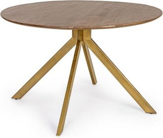 Hellin Hellin - Mesa De Madera Estilo Vintage Para 6 Personas &Oslash;120a - 76h