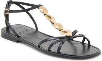 Dolce Vita Faun Ankle Strap Sandal in Black Leather at Nordstrom, Size 6