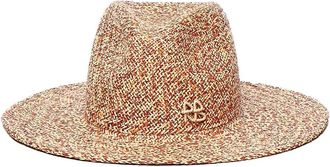 Ruslan Baginskiy Straw Fedora With Logo