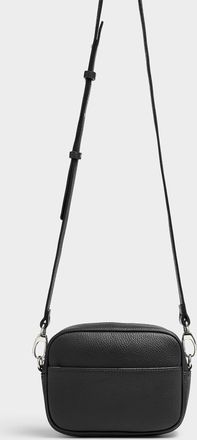 Simons Womens Front pocket pebbled leather camera bag Exclusive collection from Italy