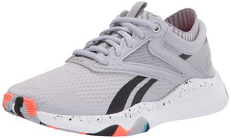Reebok womens Hiit Cross Trainer, Cold Grey/Orange Flare/Radiant Aqua, 10 US
