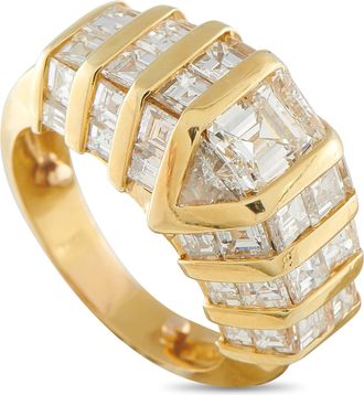 Luxury Bazaar 18K Yellow Gold 5.50ct Diamond Ring MF07-011326