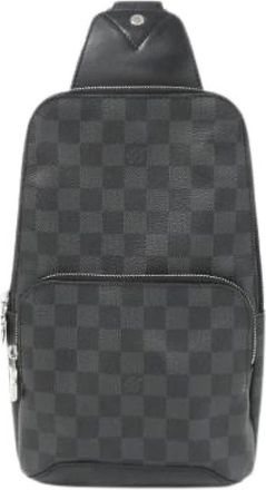 Louis Vuitton Pre-owned Avenue Sling Bag Damier Graphite Shoulder Bag - - Pre-owned - Uomo - Nero - ONE SIZE