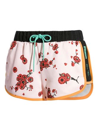 Puma Shorts met bloemenpatroon - Beige