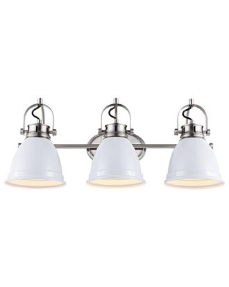 Jonathan Y Designs Jonathan Y Phineas 25In 3-Light Farmhouse Bohemian Iron Led Vanity