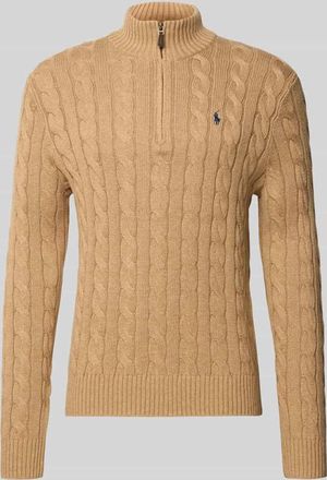 Polo Ralph Lauren Troyer mit Label-Stitching in Beige, Größe XXL