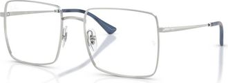 Ray-Ban Brix Optics Bio-based Optisch Montuur - unisex - Accessoires - Grijs - Maat: 55 MM