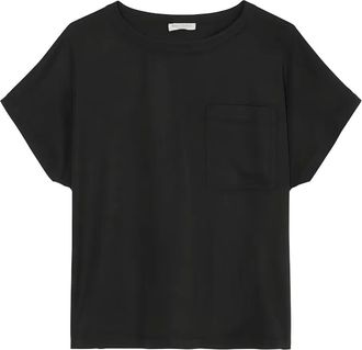 Marc O'Polo T-shirt con taschino - Nero