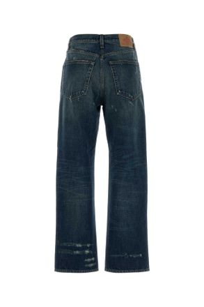 Prada Womens Denim Jeans Bleu