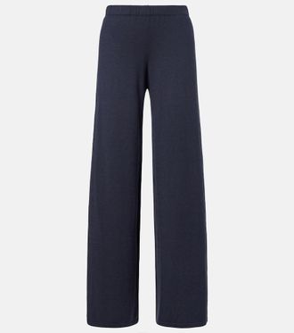 Lisa Yang Aina cotton and cashmere wide-leg pants