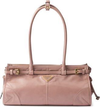 Prada medium Bonnie tote bag - women - Leather - OS - Pink