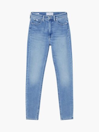 Calvin Klein Womens High Waist Ankle Length Super Skinny Jeans, Blue (Denim Light), 31W