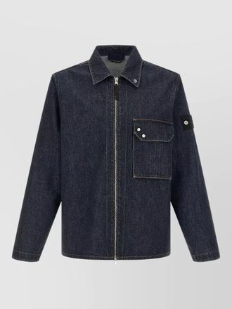 Stone Island jacket button front chest pocket long sleeves