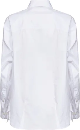 Blanca Vita Womens Shirt Calandra Cotton Poplin White