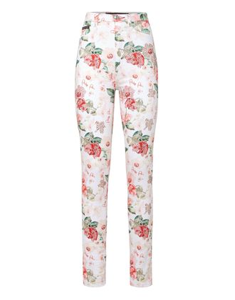 Philipp Plein Super High Waist Jegging Flowers