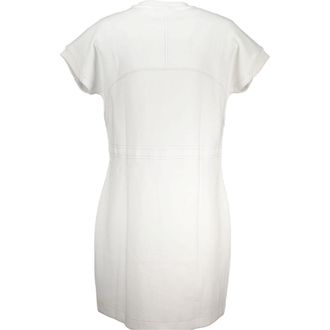 Napapijri Cotton-Blend Sports Dress - White