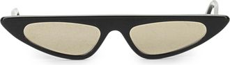 Andy Wolf FLORENCE THIN POINTED BLACK SUNGLASSES