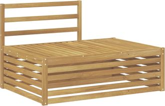 vidaXL Sof&aacute; Modular De Exterior Blanco 115 X 83 X 73 Cm Vidaxl