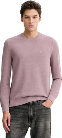 Marc O'Polo Jersey de corte regular con fina estructura piqu&eacute; - Knitwear - Hombre - Rosa - XL