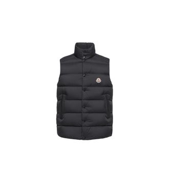 Moncler Moncler Tibb Down Vest, Men, Blue, Size: 3