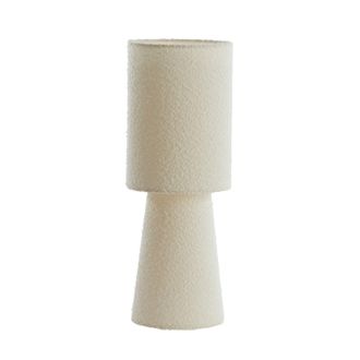 Light & Living L&aacute;mpara De Mesa - Mikkel - Beige - Textil - - Light&living