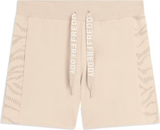 Freddy Pantaloni Shorts con Motivo Grafico e Logo FREDDY