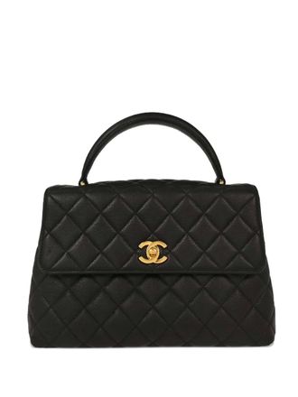 Chanel 1997 Kelly Quilted Leather handtas - Zwart