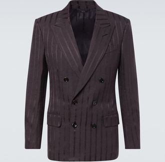 Tom Ford Striped jacquard blazer