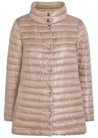 Herno Reversible Padded Shell Jacket - Pink And White - 48 (UK16 / XL)