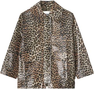 Ganni Leopard-print Jacket