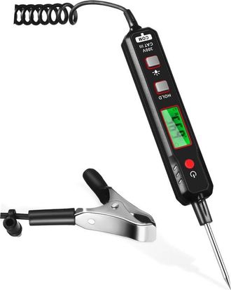 OEM L&aacute;mpara De Prueba Automotriz, Probador El&eacute;ctrico Con Cable De Resorte, Probador De Circuitos Con Luz Led Y Pantalla Digital Para Detecci&oacute;n De Resisten