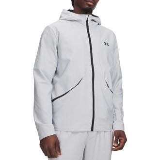 Under Armour Unstoppable Hooded Jacket in Halo Gray at Nordstrom, Size Medium