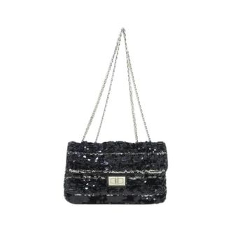 Chanel Pre-owned Sequin Schoudertas - Dames - Pre-owned - Zwart - Maat: ONE Size