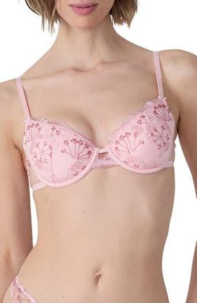 Etam Flowers N&deg;4 Classique Underwire Bra in Powder Pink at Nordstrom Rack, Size 36E (Dd Us)