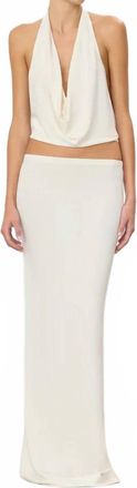 &Eacute;terne Emma Maxi Skirt In Ivory
