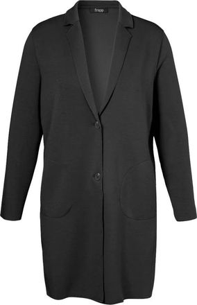 Frapp Dames, Mantels, Zwart, Maat: 4XL Leer